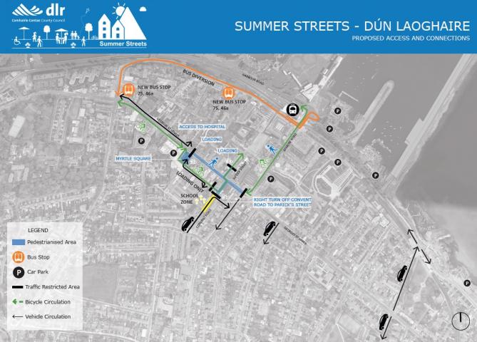 MAP proposed access Dun Laoghaire SummerStreets MAP proposed access Dun Laoghaire SummerStreets